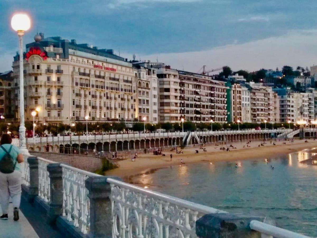 Apartamento Berabera,Parking Free,2Wc,Terraza,Aire Acond,Auto Checkin San Sebastián Exterior foto